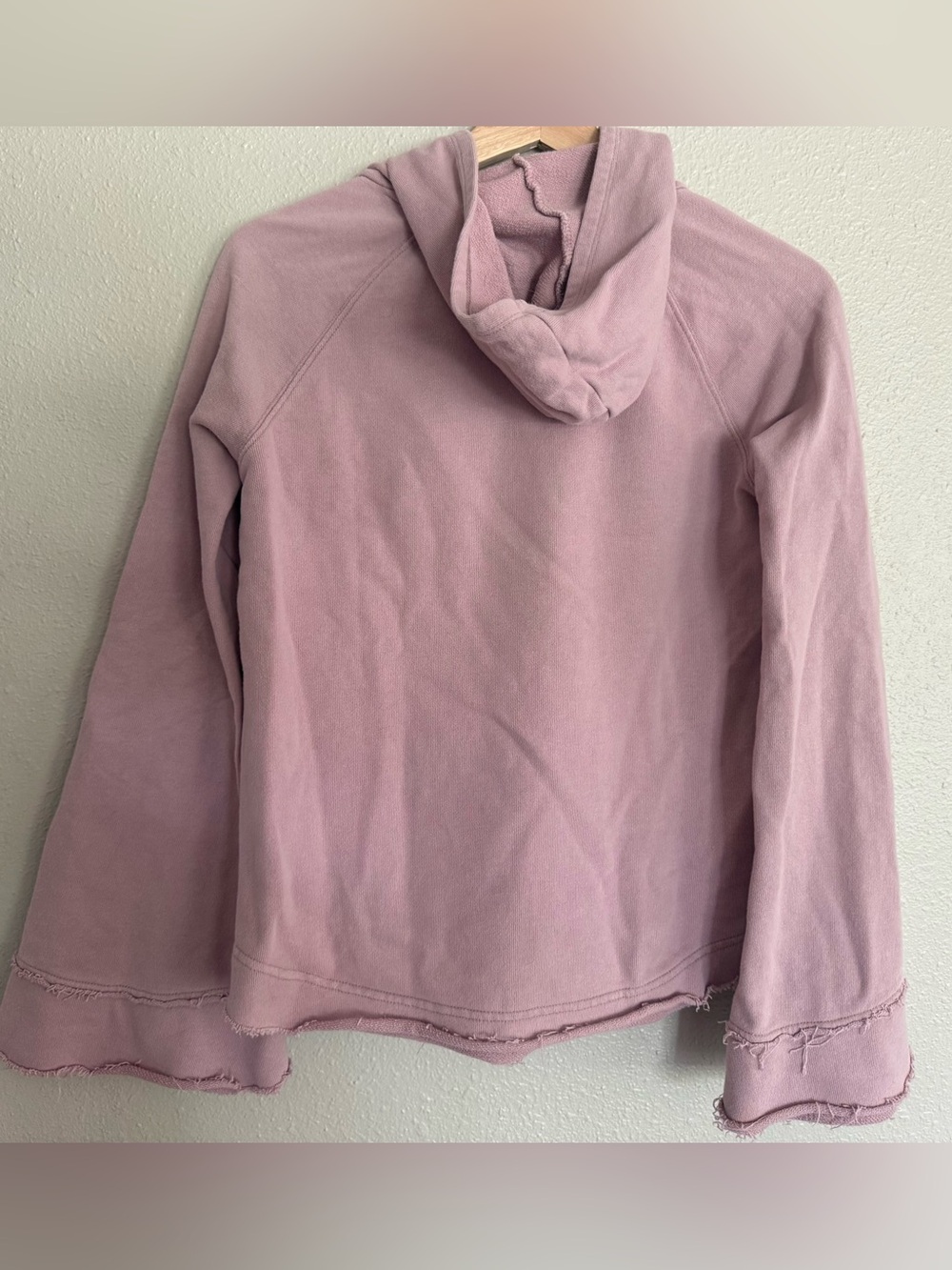 Free People Beach Pullover Hoodie XS Antique Rose Color Excellent Condition💖 - Picture 3 of 10